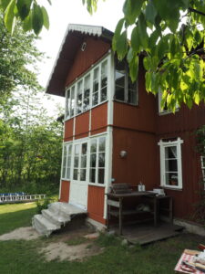 Bild på skärgårdshus