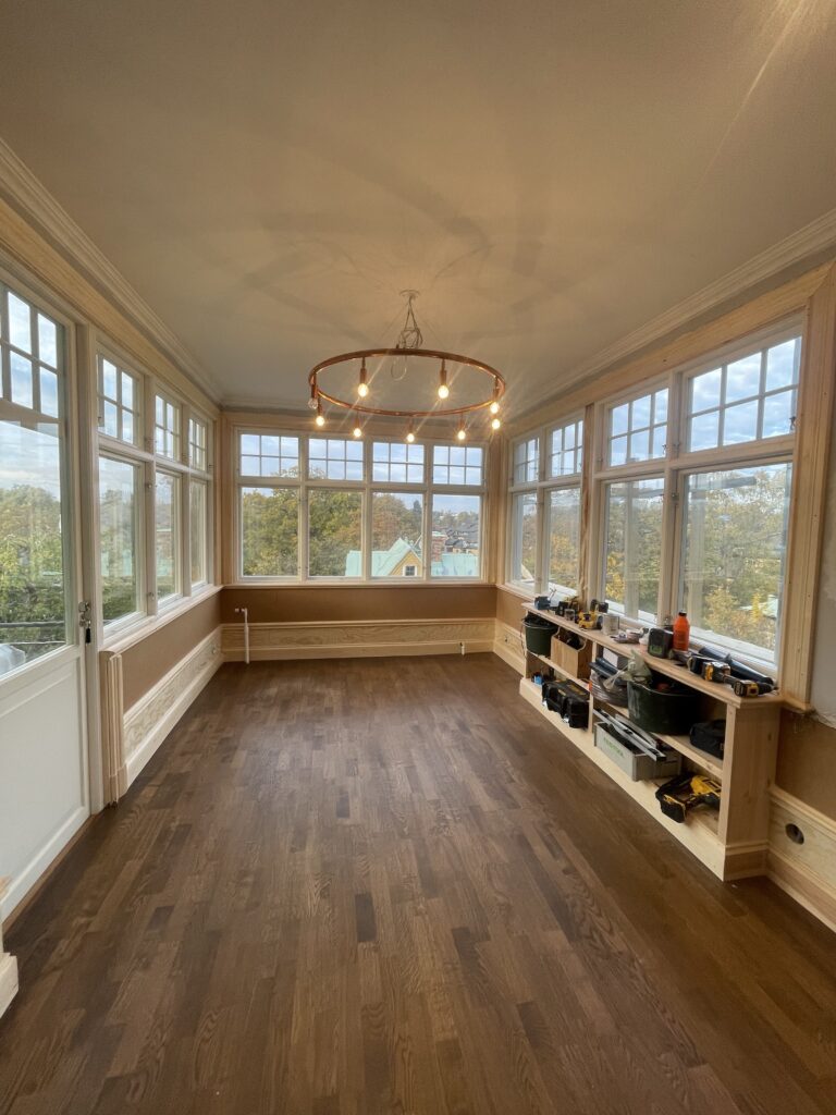 Glasveranda, sällskapsrum