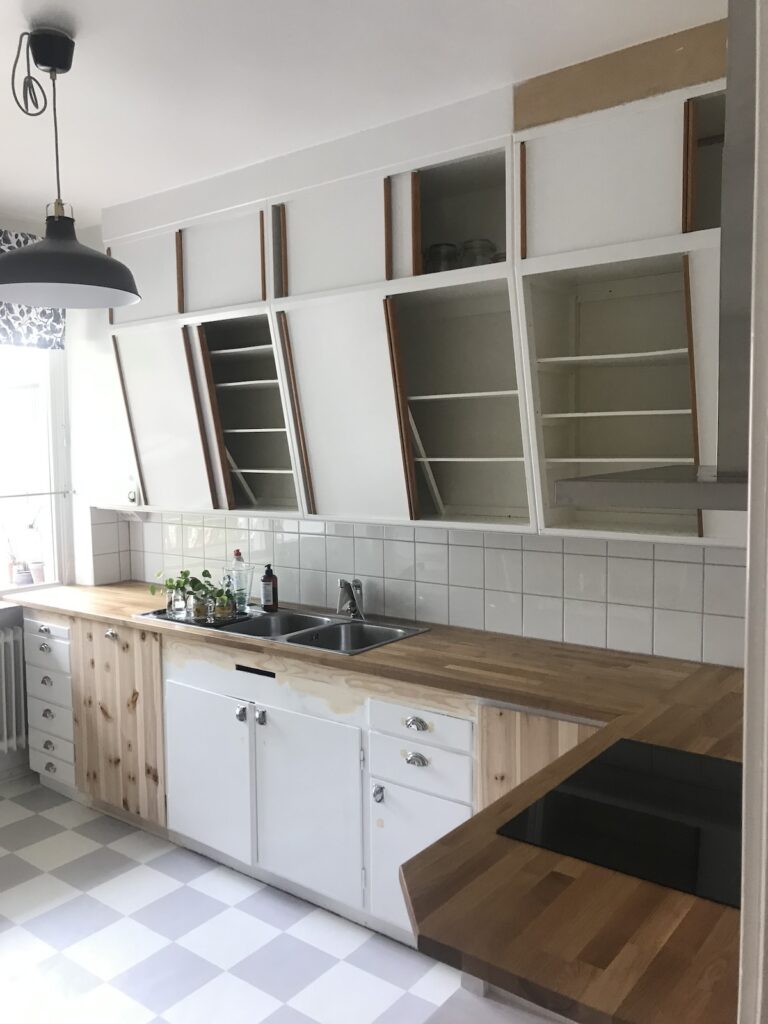 Funkiskök innan målning