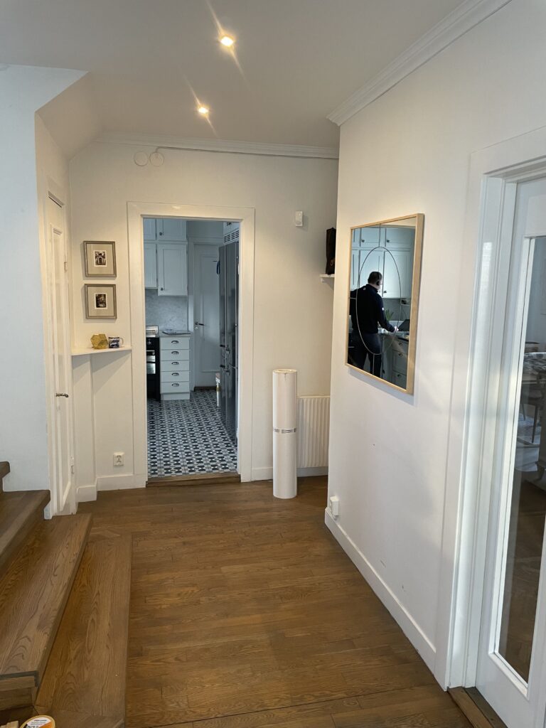Trapphus innan renovering