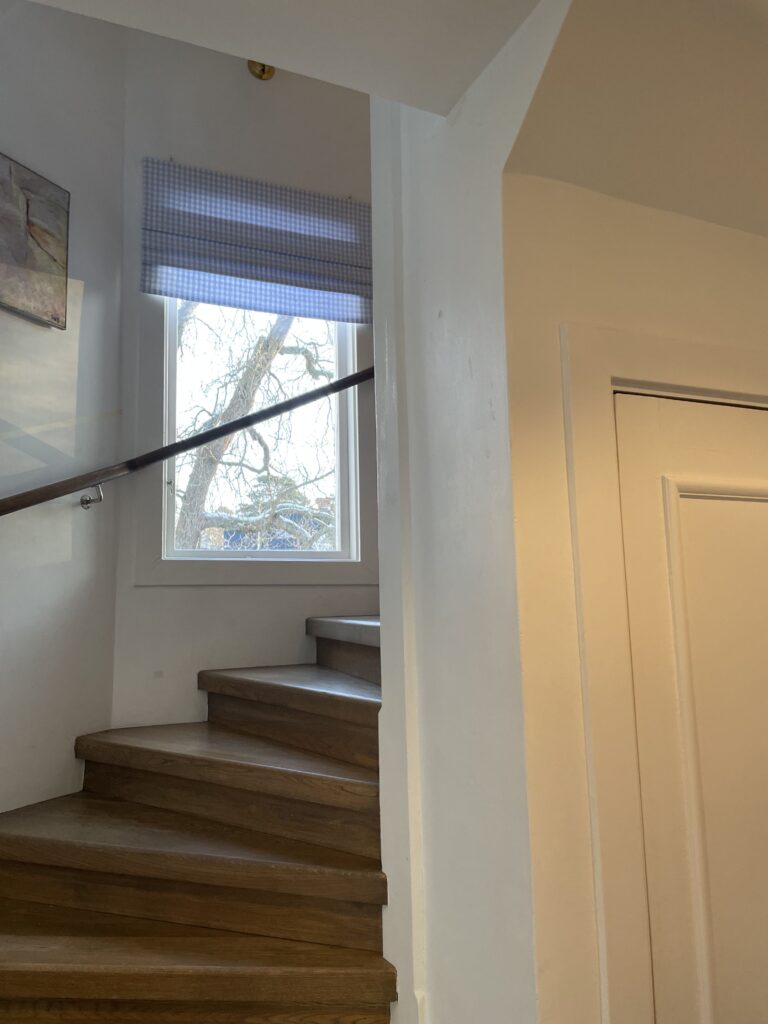 Trapphus innan renovering