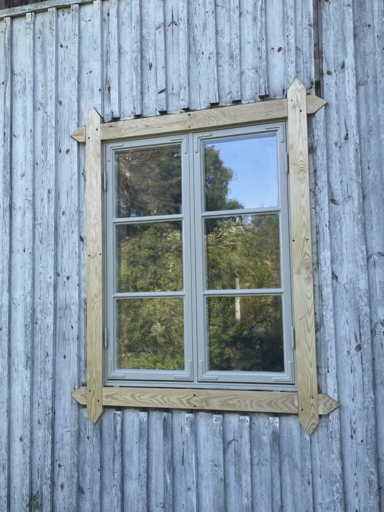 Nybyggt fönster till 1800-talshus
