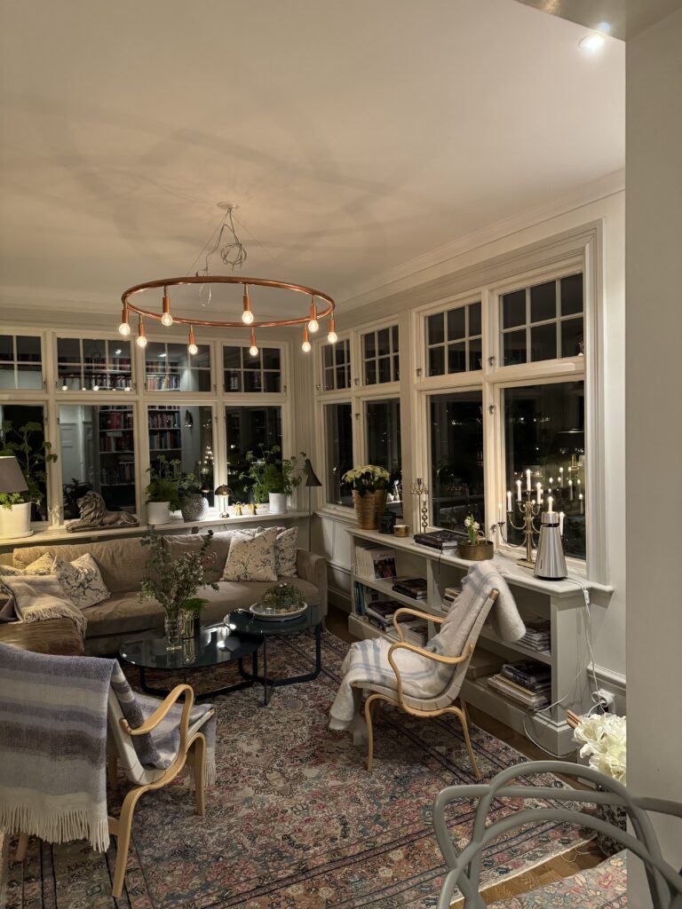 Glasveranda, sällskapsrum