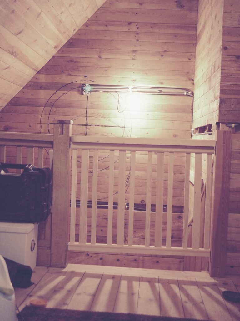 Trapphus under renovering