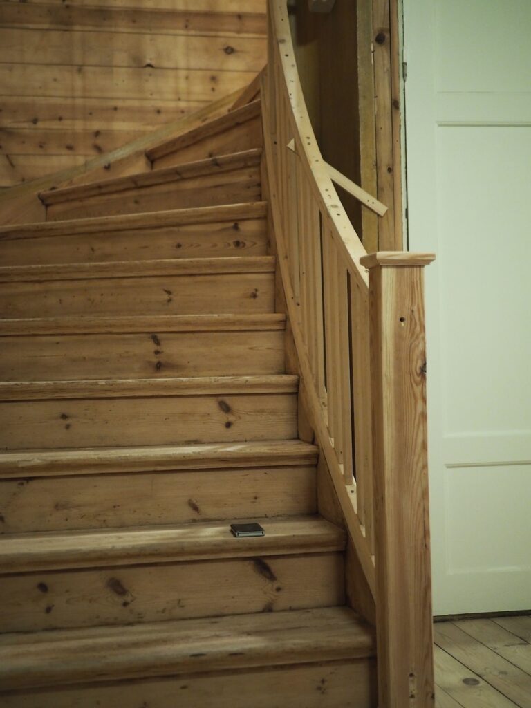 Trapphus under renovering