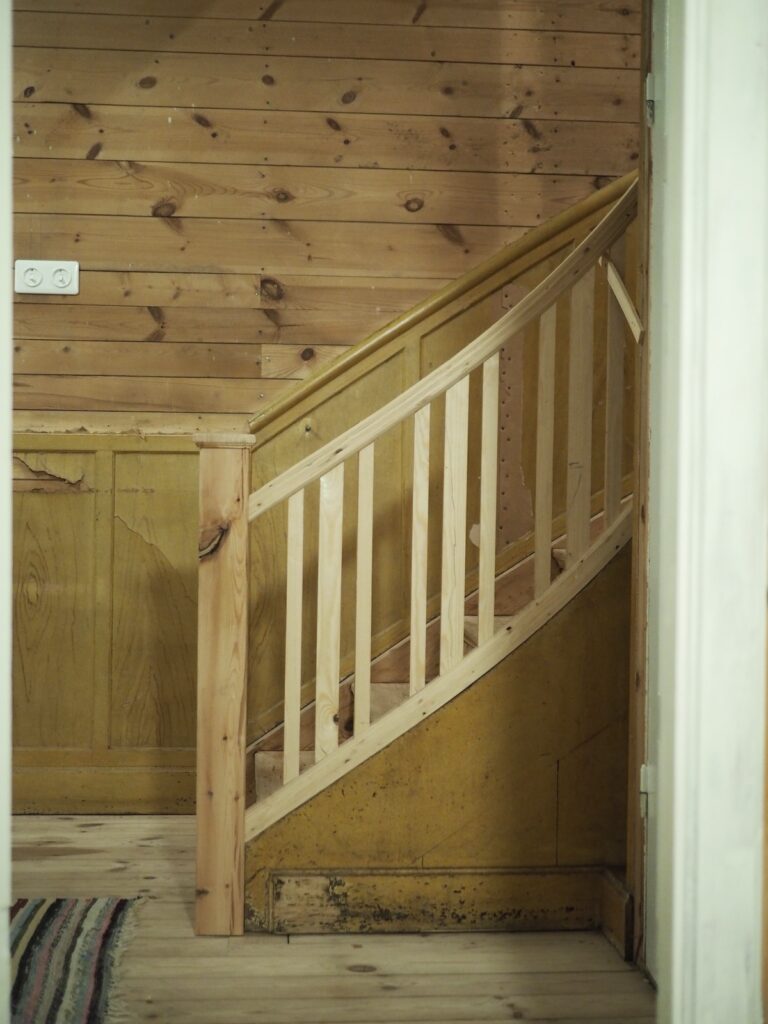 Trapphus under renovering