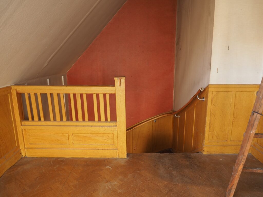 Trapphus innan renovering