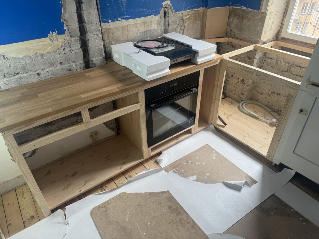 Kök under renovering